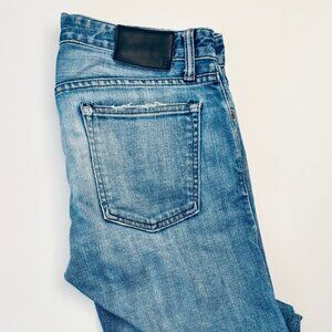 Bonobos Selvedge Stretch Denim Jeans in Light Wash, Size 29/30, Tailored Fit